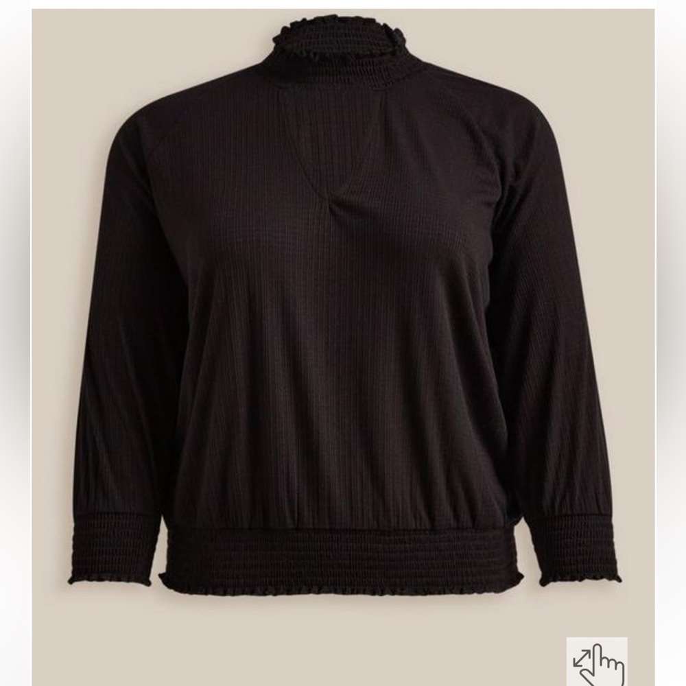 Torrid shirt, Size 1 (14/16), Black, NWT